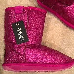 Gorgeous sparkling pink boots
